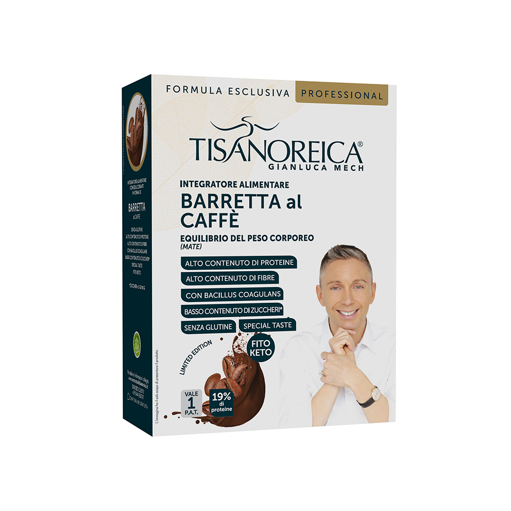 Barretta al caffè Tisanoreica Professional (4x80g)