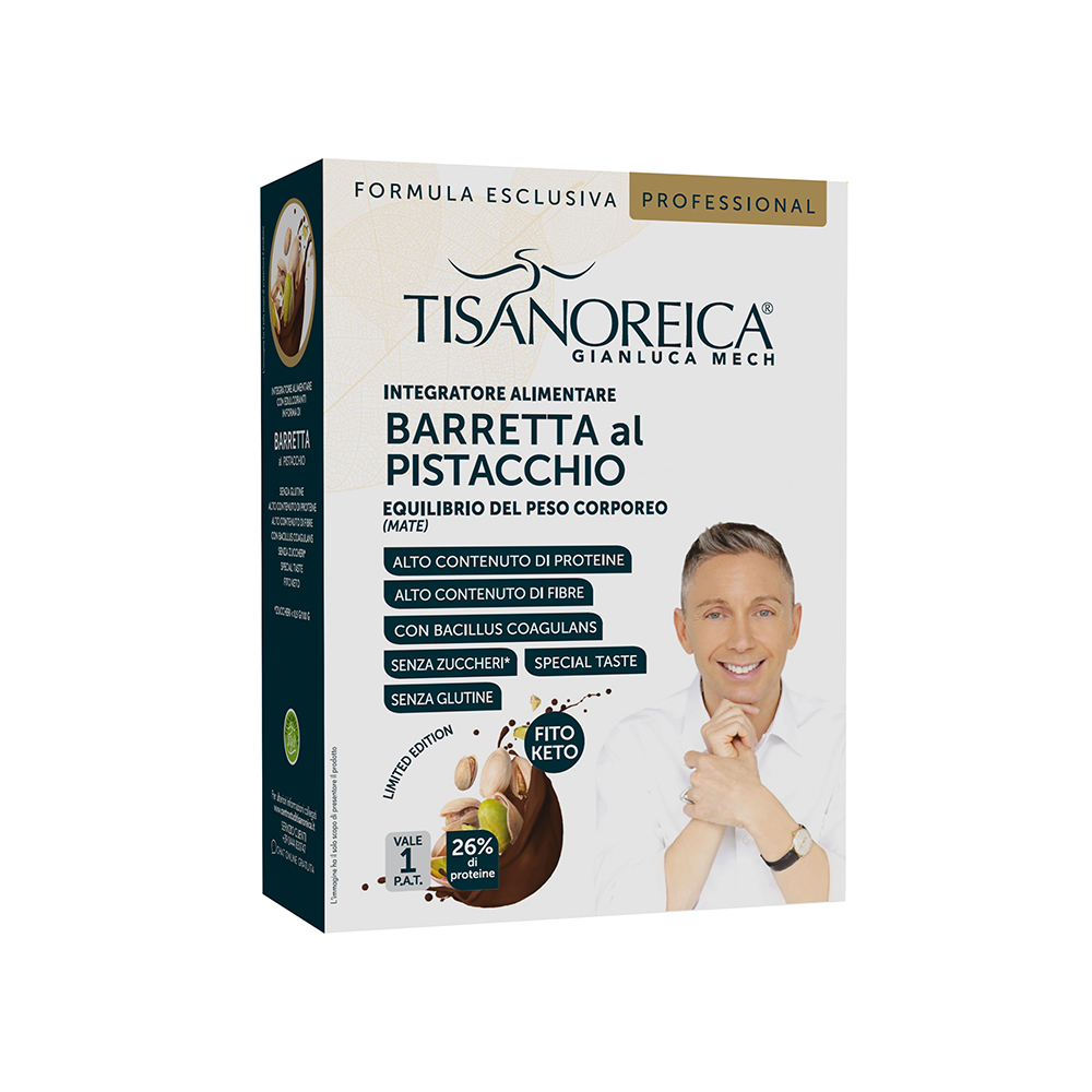 Barretta al pistacchio Tisanoreica Professional (4x80g)