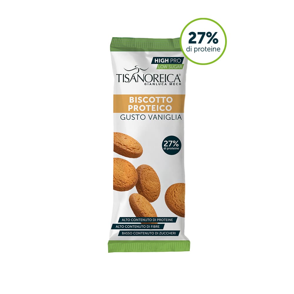 Biscotto proteico al gusto vaniglia - Low Sugar