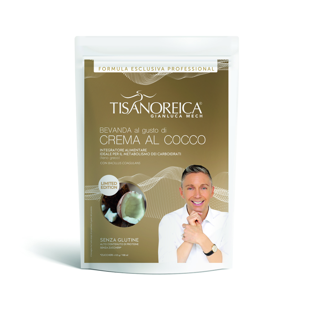 Bevanda al gusto di Crema al cocco Tisanoreica Professional (500g)