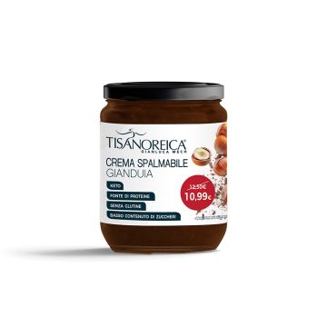 Crema untable de gianduia tisanoreica (300 gr)