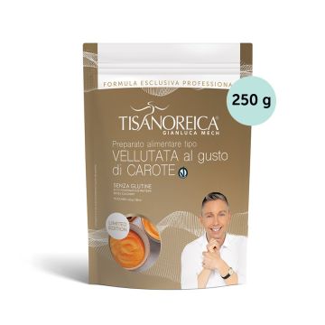 Mezcla de sopa de crema con sabor a zanahoria Tisanoreica Professional VEGAN (250g)