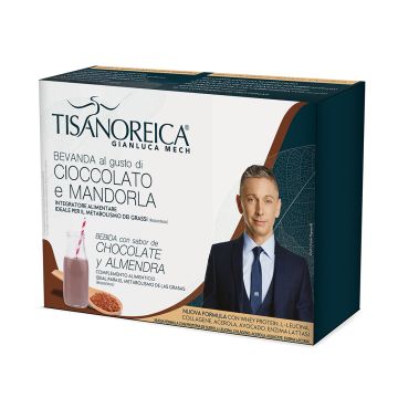 Bebida sabor chocolate y almendras Tisanoreica (4x30g)