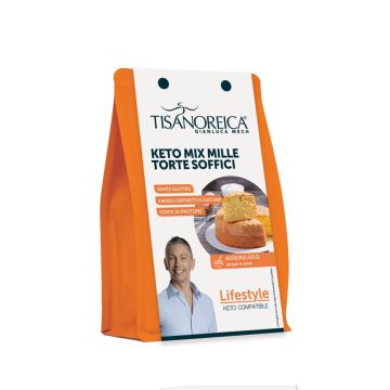 Keto Mix Mille Torte Sabor suave a vainilla Tisanoreica Lifestyle (400g) 