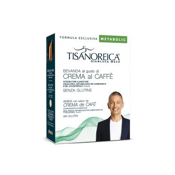 Bevanda al gusto di Crema al caffè Tisanoreica Metabolic (4 PAT x 27g)