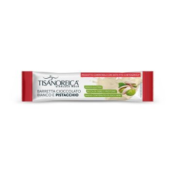 Barrita de chocolate blanco y pistacho Tisanoreica (1x35g)