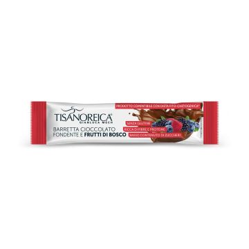 Barrita de chocolate negro y frutos rojos Tisanoreica (1x35g)