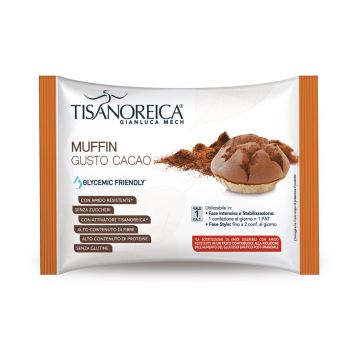 Muffins sabor cacao Tisanoreica 40g