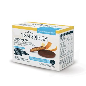 Ciocomech de naranja cubierto de chocolate - Tisanoreica