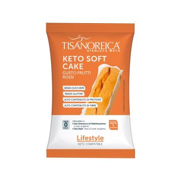 Keto Soft Cake sabor a fruta roja Tisanoreica Lifestyle (30gr)