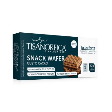 Keto Wafer cacao con base de chocolate Extraforte 