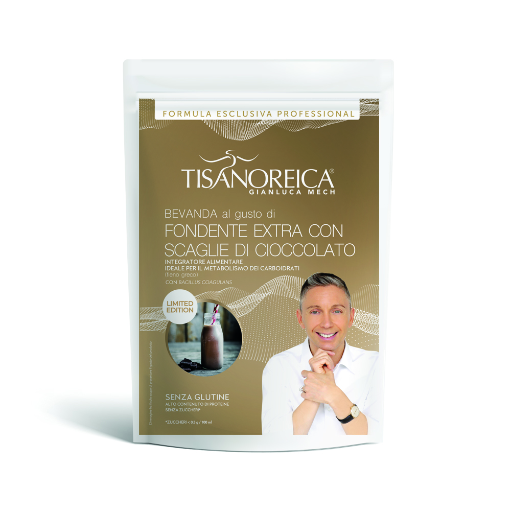 Bevanda al gusto di Fondente Extra con scaglie di ciocc. Tisanoreica Professional (500 g)