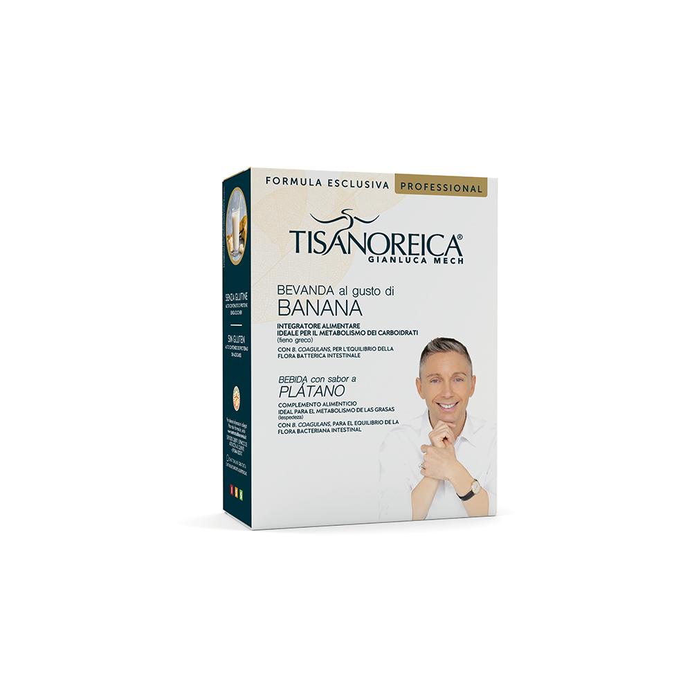 Bevanda al gusto di Banana Tisanoreica Professional (4 PAT x 27g)