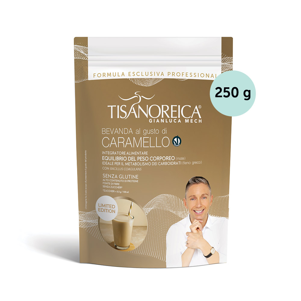 Bevanda al gusto di Caramello Tisanoreica Professional (250g)