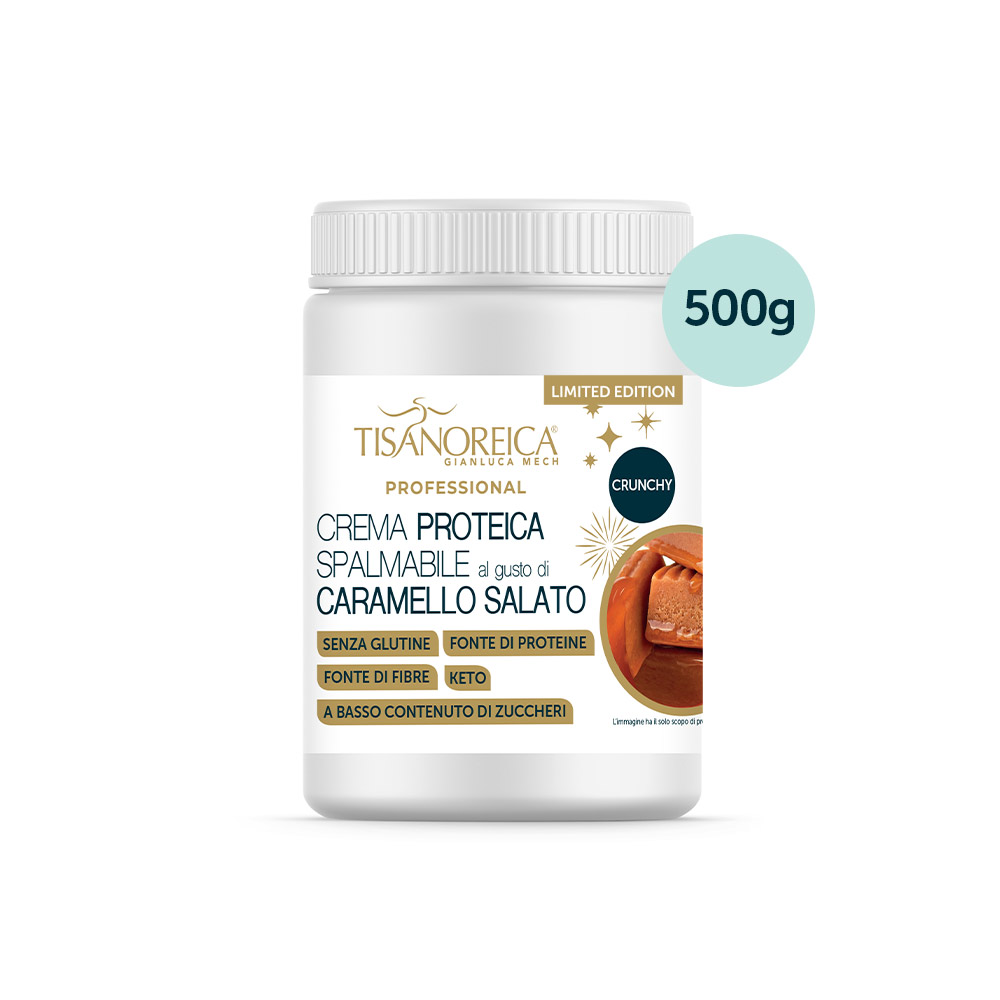 Crema Proteica Spalmabile al gusto di Caramello Salato Tisanoreica Professional (500g)