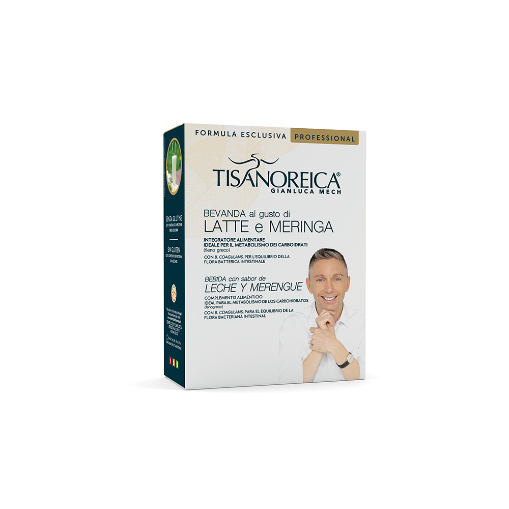 Bevanda al gusto di Latte e Meringa Tisanoreica Professional (4 PAT x 27g)