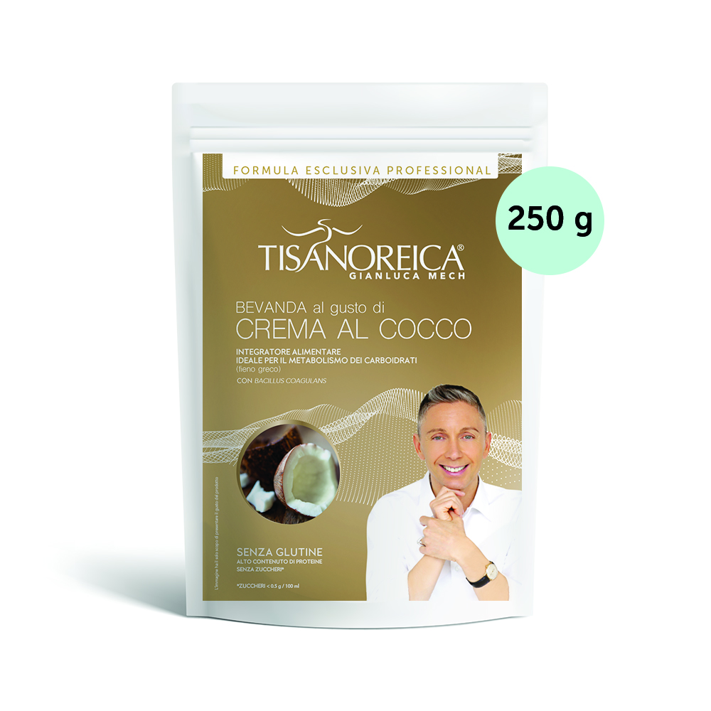 Bevanda al gusto di Crema al cocco Tisanoreica Professional (250g)