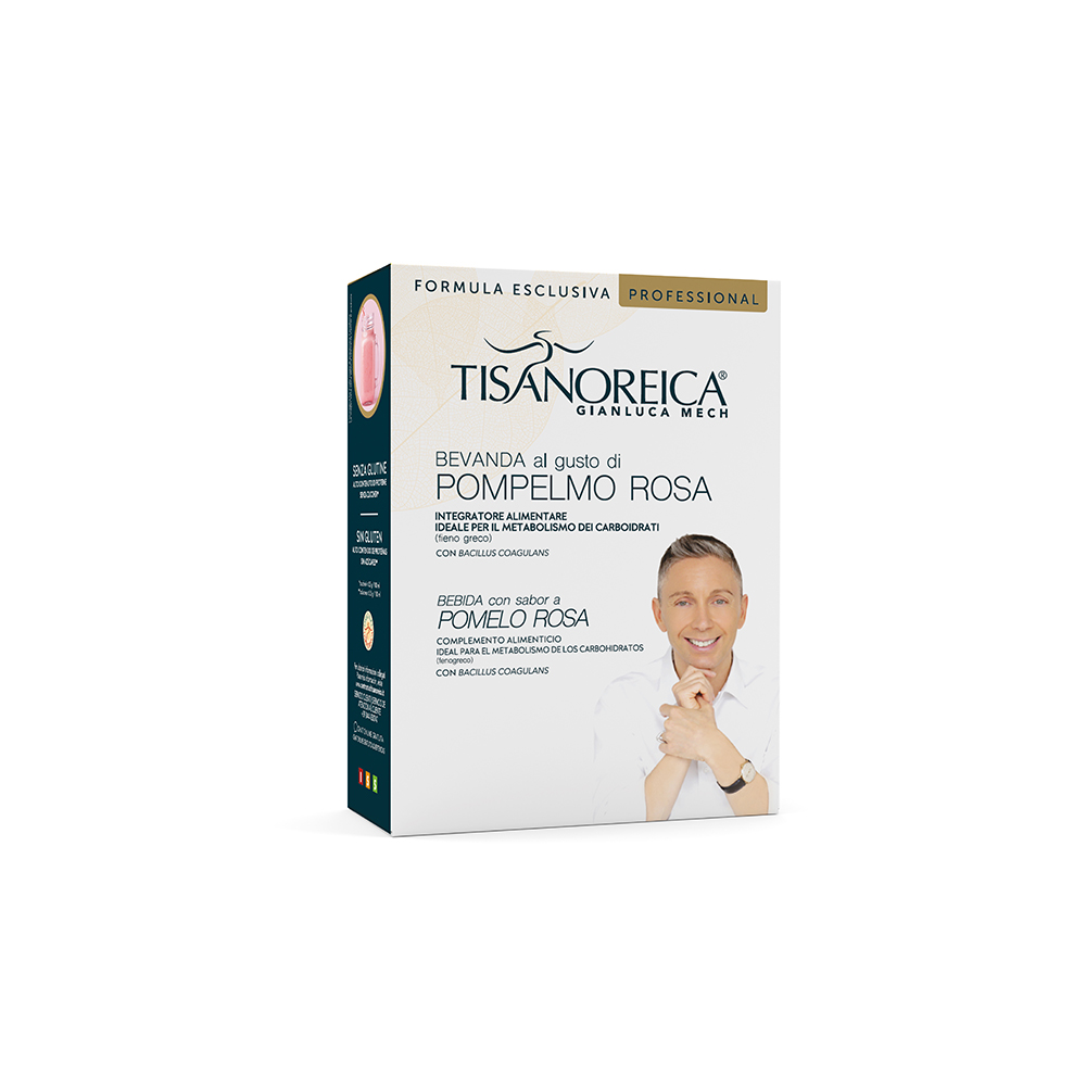 Bevanda al gusto Pompelmo Rosa Tisanoreica Professional (4 PAT x 27g)