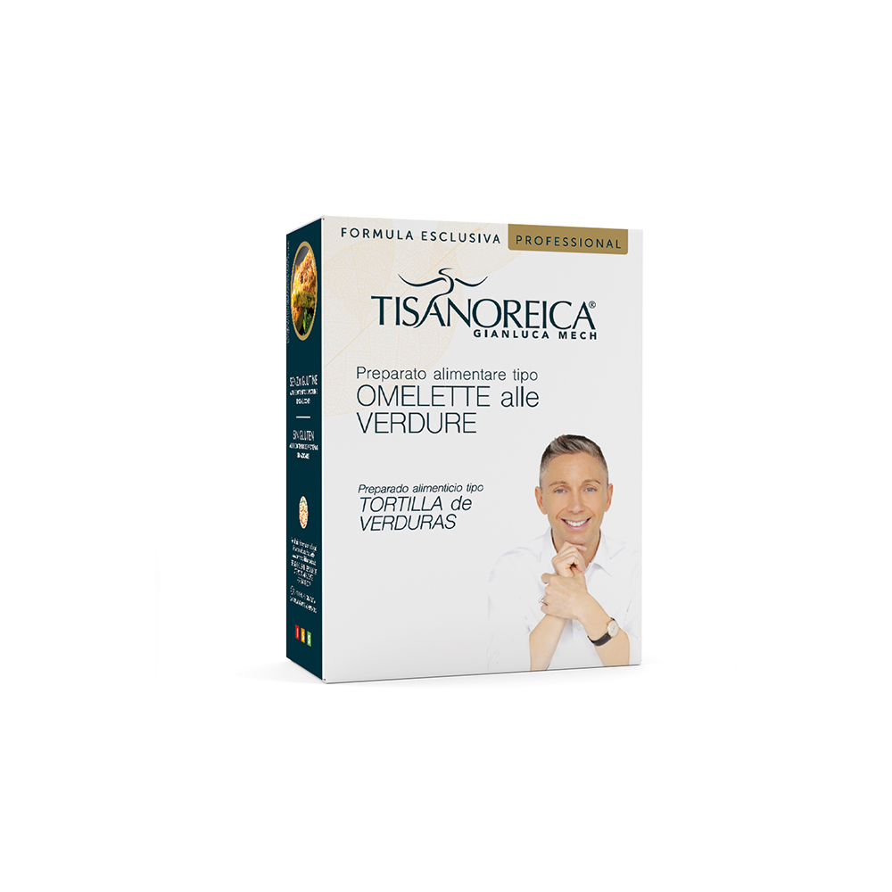 Preparato per Omelette alle verdure Tisanoreica Professional (4 PAT x 28g)