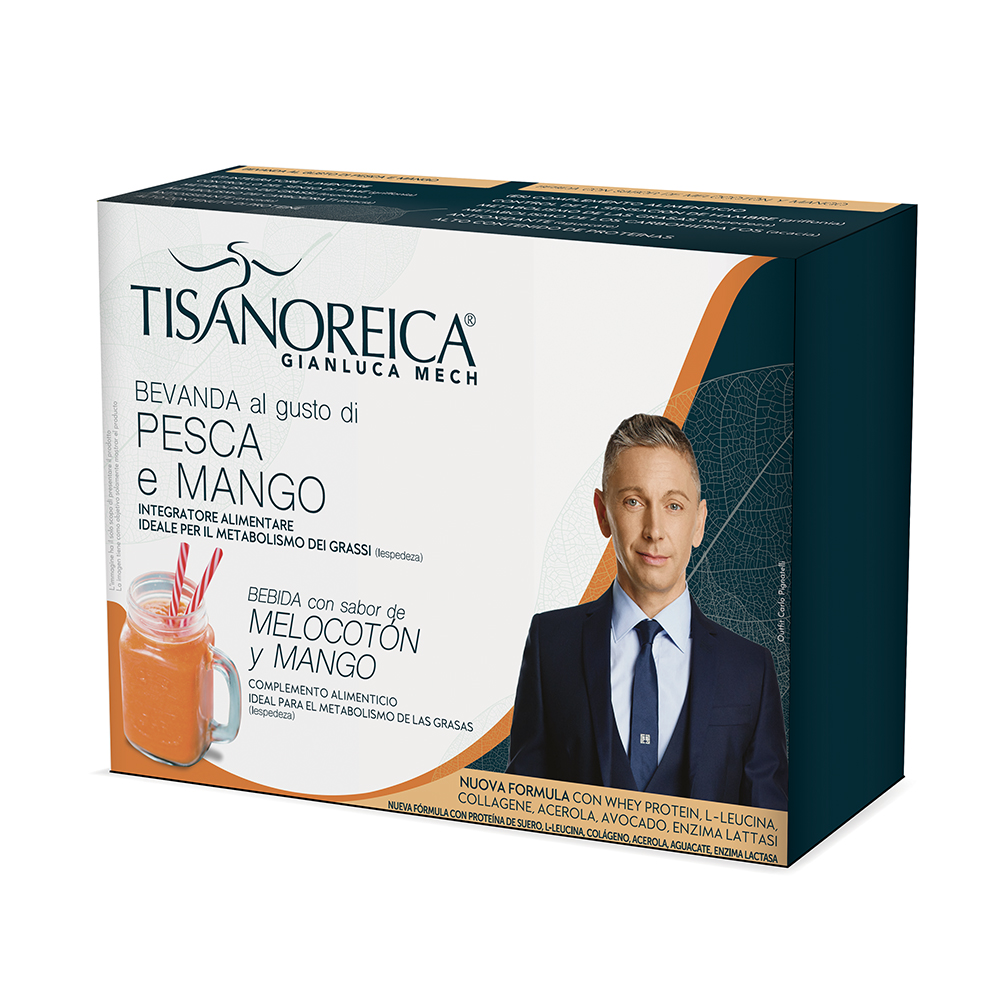 Tisanoreica Bevanda al gusto Pesca e Mango (4x29g)