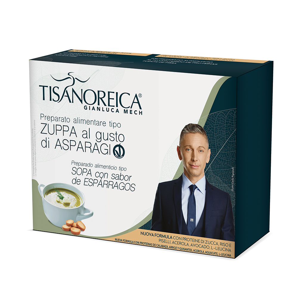 Tisanoreica Zuppa Vegan al gusto Asparagi (4x31g)